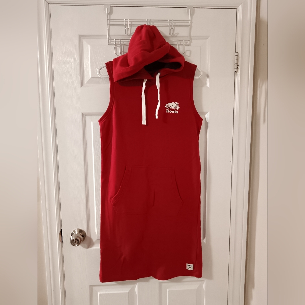 Roots Red hoodie dress